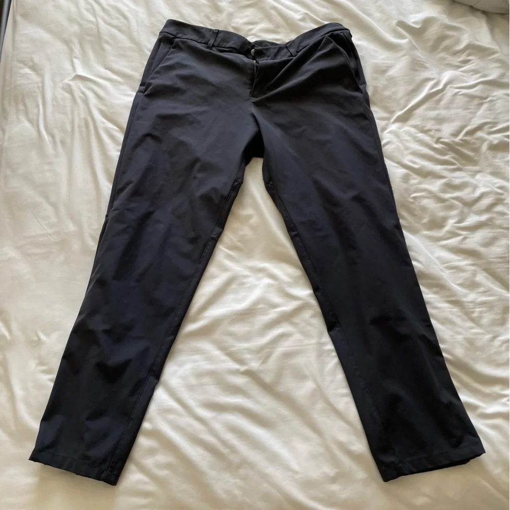 Mens 34 Lululemon Commission Pant Slim obsidian - Picture 1 of 6